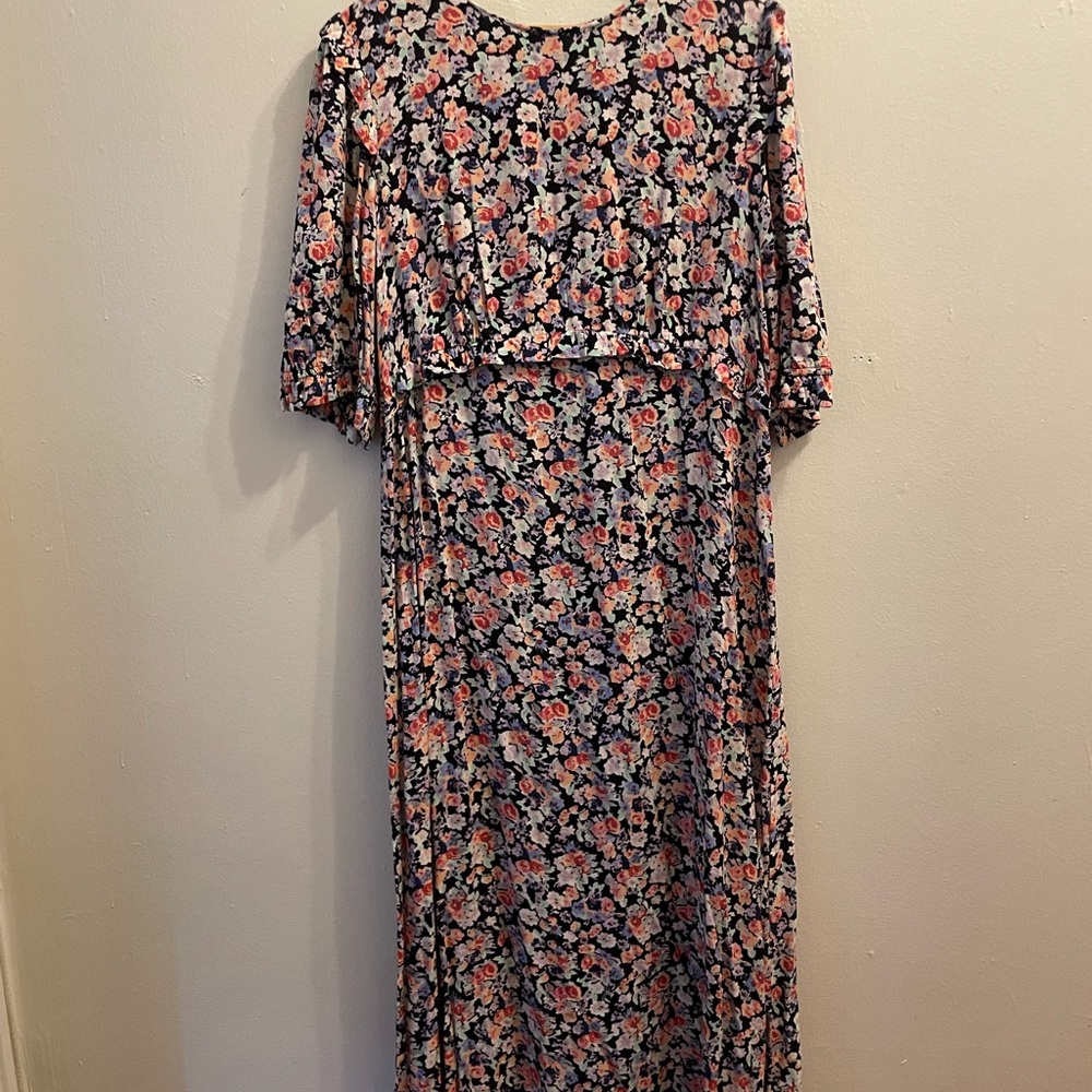 Floral Print Maxi Dress